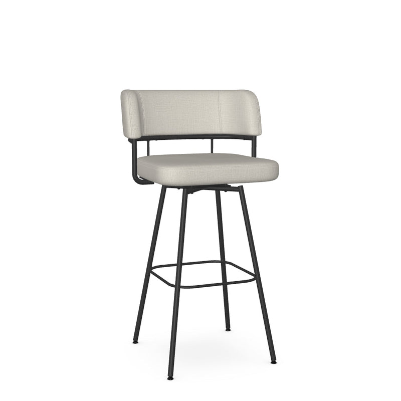 Enya Swivel Bar Stool -Upholstered