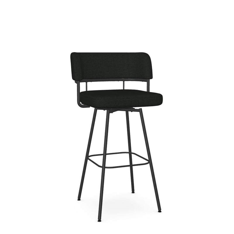 Enya Swivel Bar Stool -Upholstered