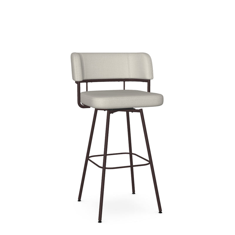 Enya Swivel Bar Stool -Upholstered