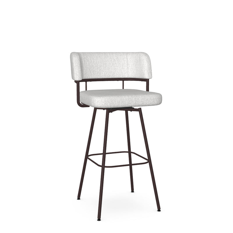 Enya Swivel Bar Stool -Upholstered