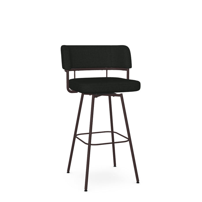 Enya Swivel Bar Stool -Upholstered