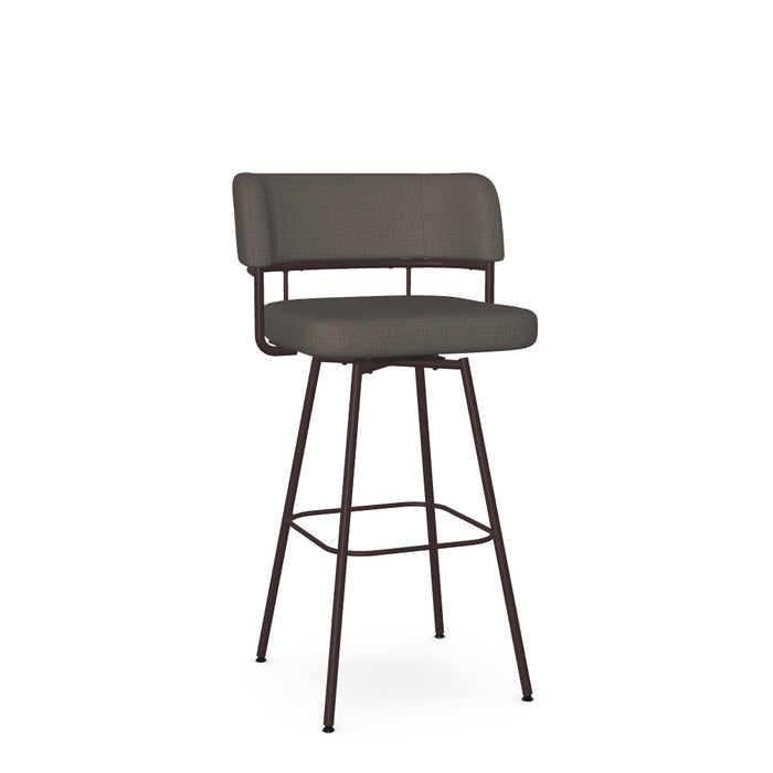 Enya Swivel Bar Stool -Upholstered