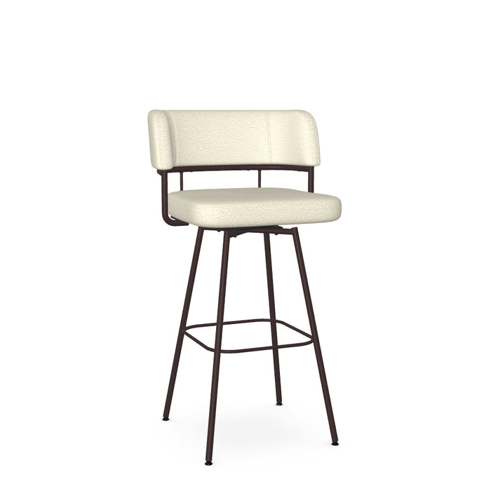 Enya Swivel Bar Stool -Upholstered