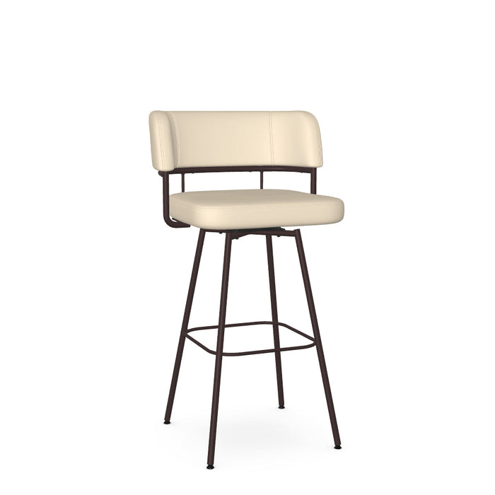 Enya Swivel Bar Stool -Upholstered