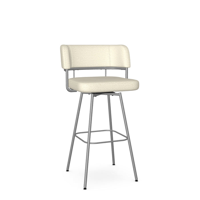 Enya Swivel Bar Stool -Upholstered