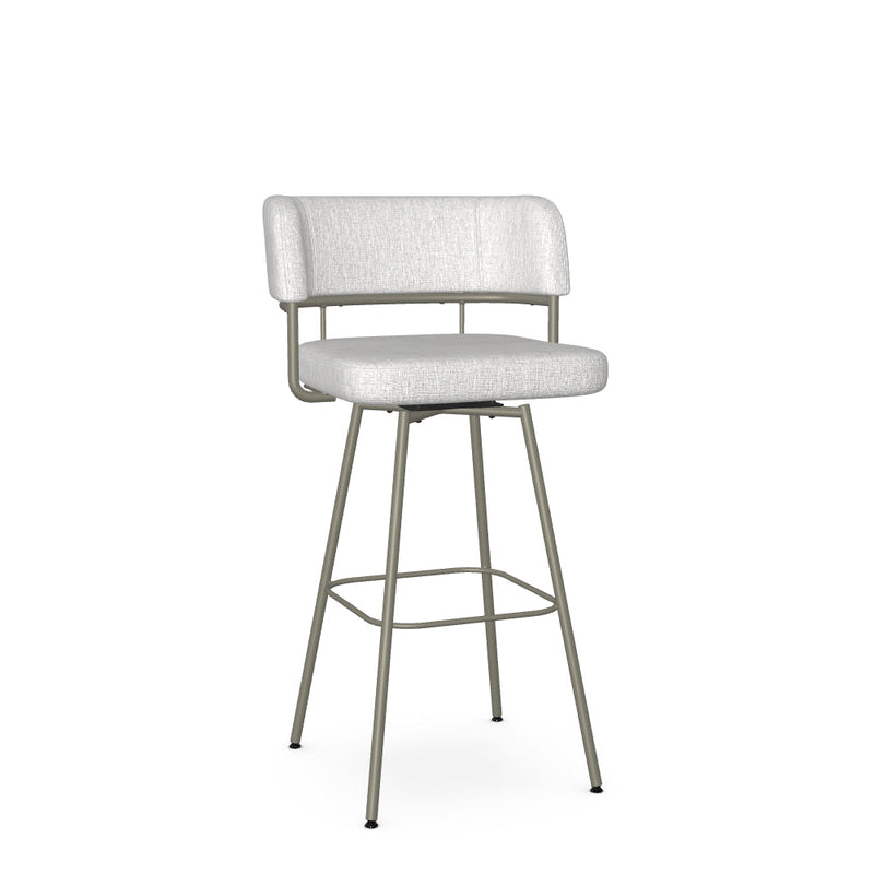 Enya Swivel Bar Stool -Upholstered
