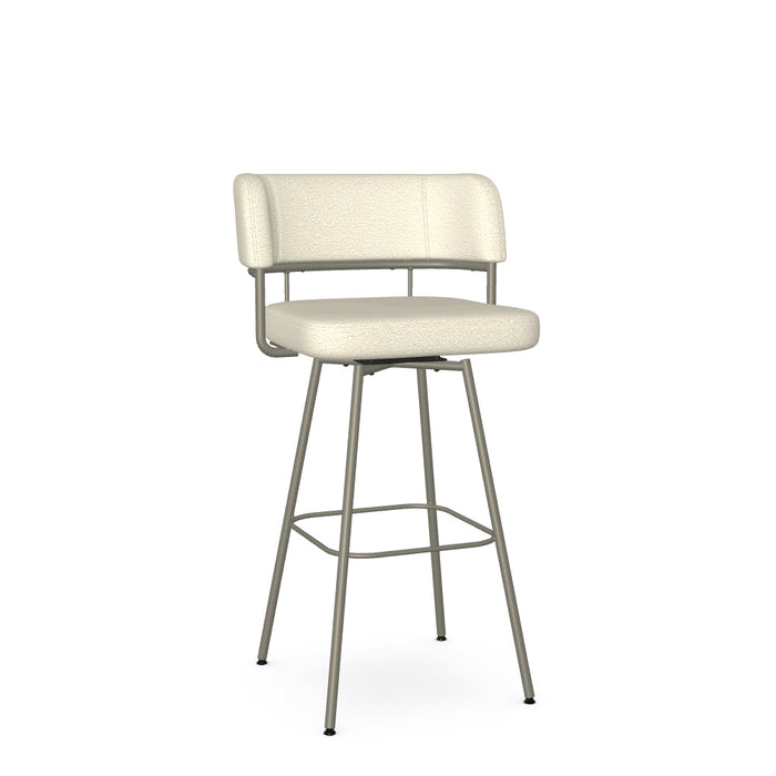 Enya Swivel Bar Stool -Upholstered