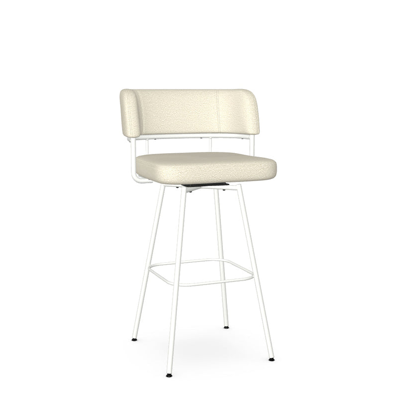 Enya Swivel Bar Stool -Upholstered