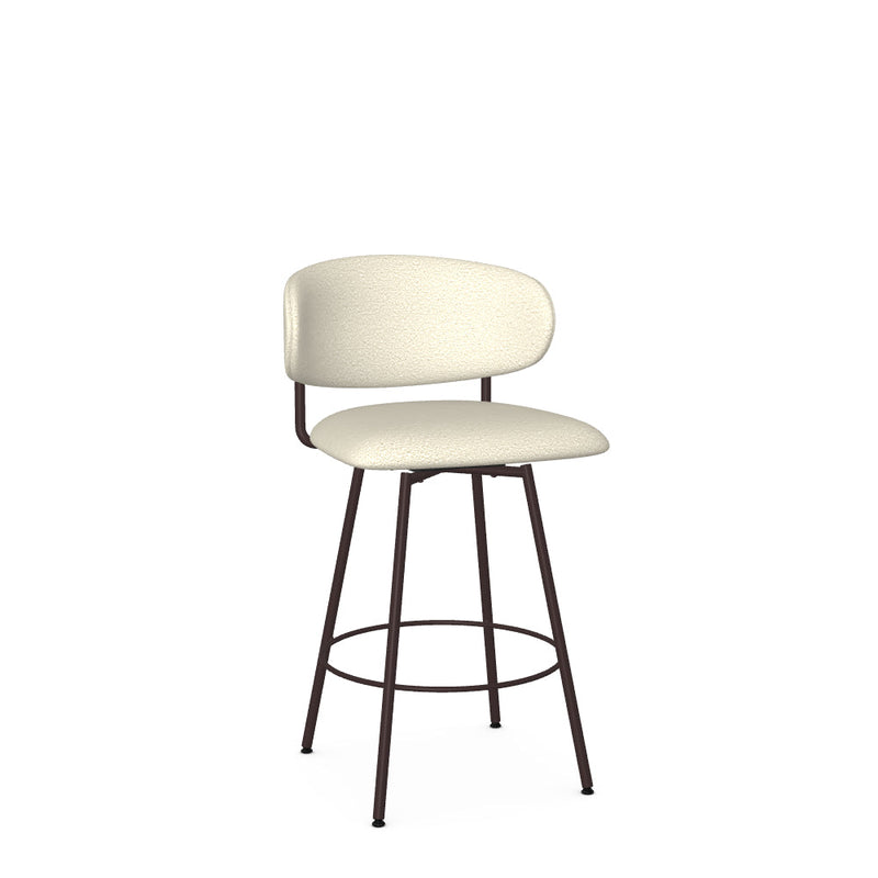 Wyatt Swivel Counter Stool -Upholstered