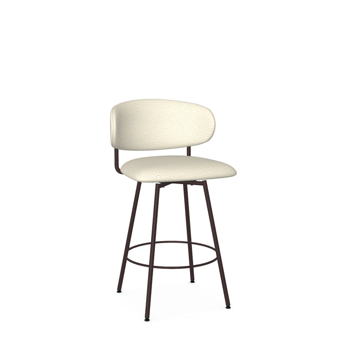 Wyatt Swivel Counter Stool -Upholstered