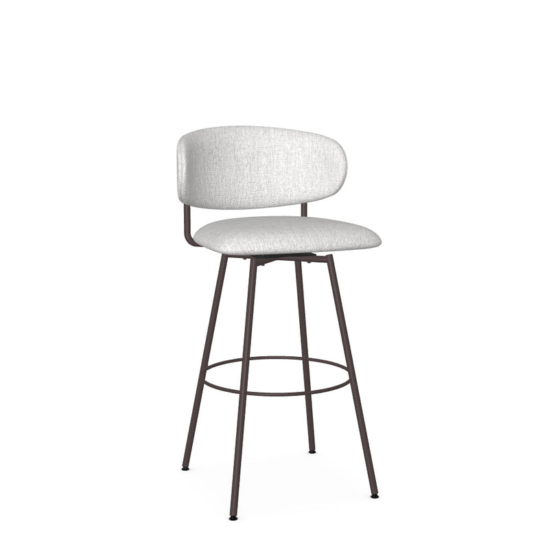 Wyatt Swivel Bar Stool -Upholstered