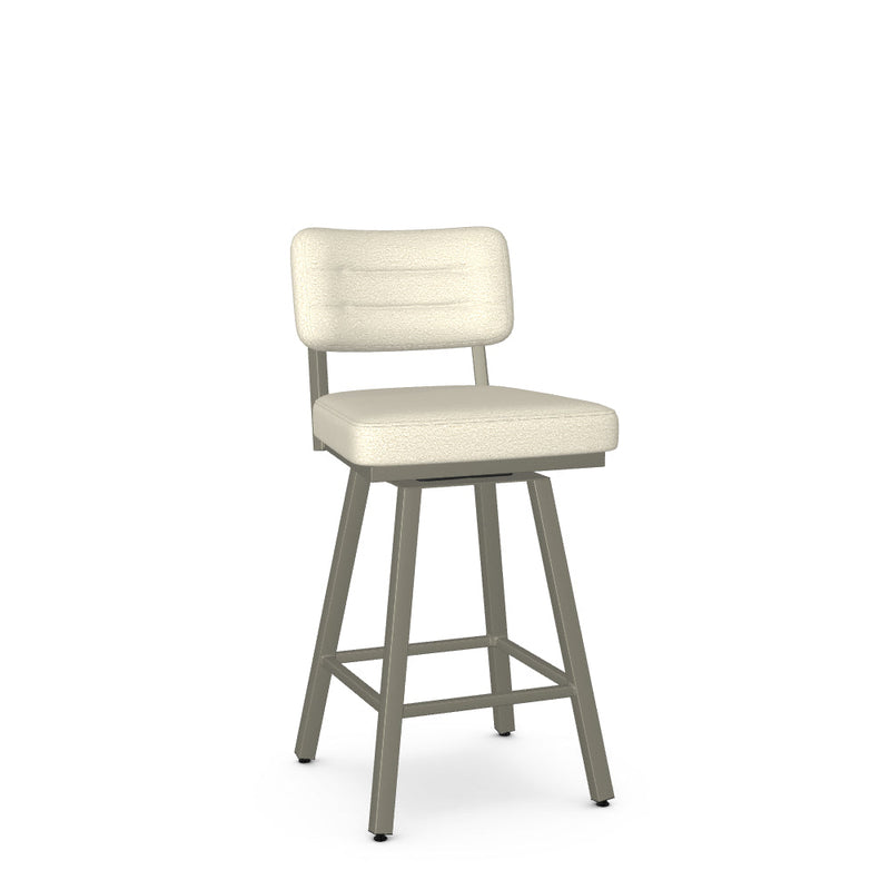 Phoebe Swivel Counter Stool -Upholstered