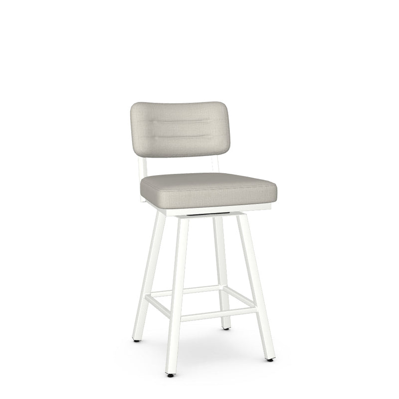 Phoebe Swivel Counter Stool -Upholstered