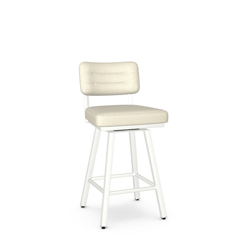 Phoebe Swivel Counter Stool -Upholstered