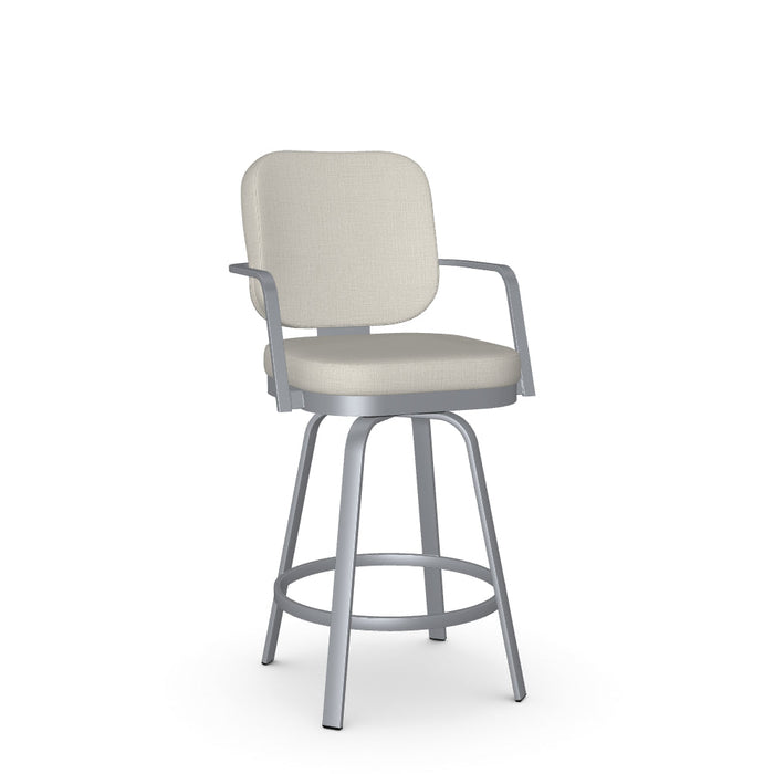 Dorsey Swivel Counter Stool -Upholstered