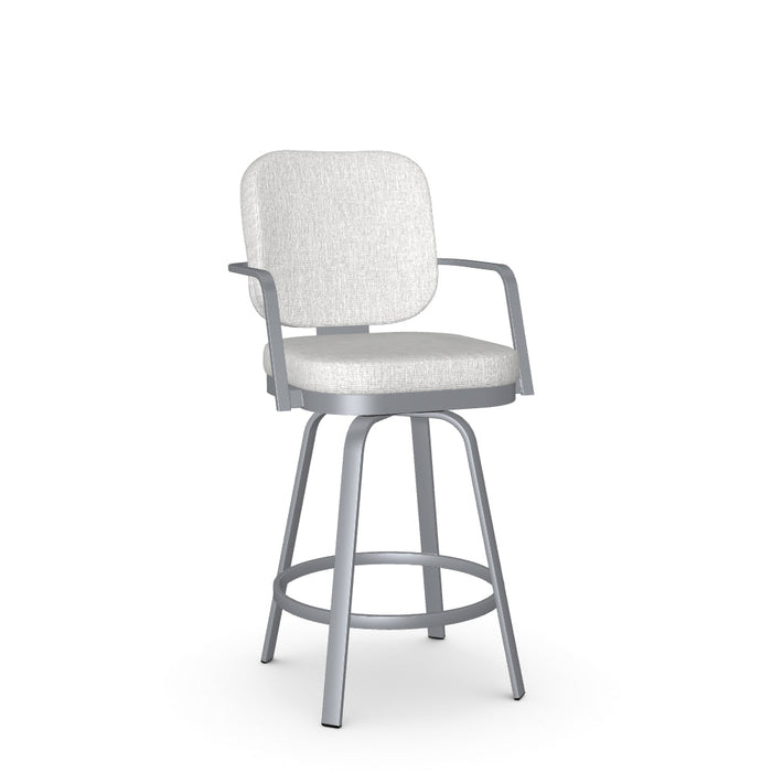 Dorsey Swivel Counter Stool -Upholstered