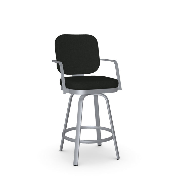 Dorsey Swivel Counter Stool -Upholstered