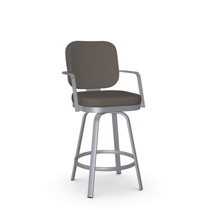Dorsey Swivel Counter Stool -Upholstered