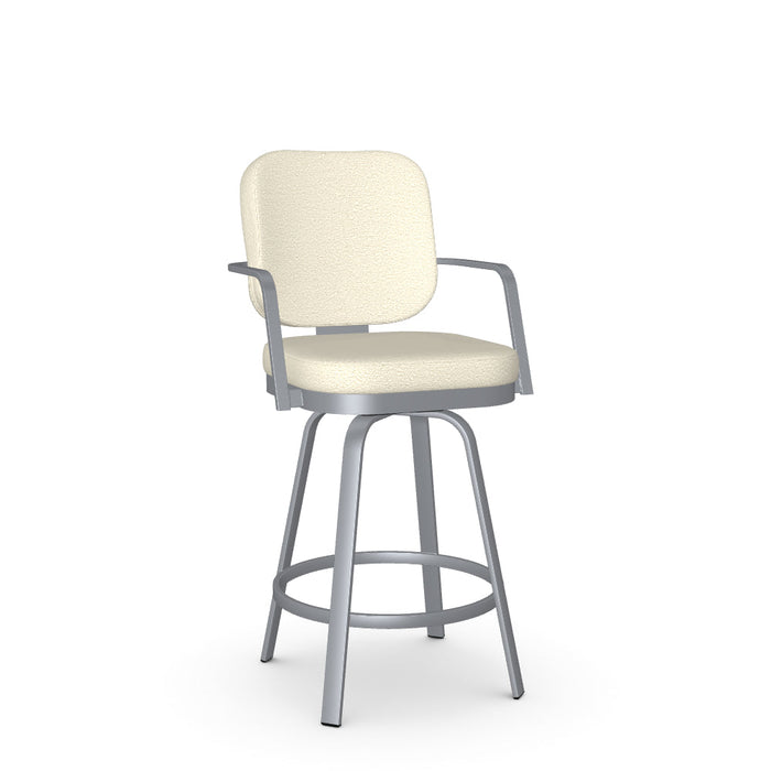 Dorsey Swivel Counter Stool -Upholstered