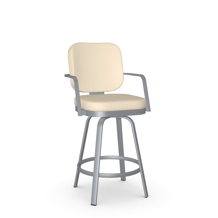 Dorsey Swivel Counter Stool -Upholstered