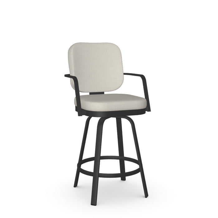 Dorsey Swivel Counter Stool -Upholstered