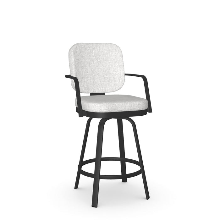 Dorsey Swivel Counter Stool -Upholstered