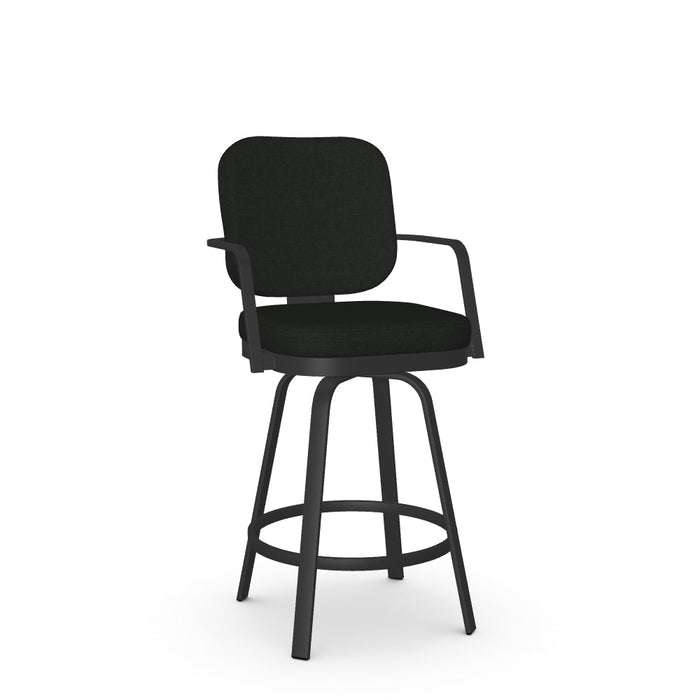 Dorsey Swivel Counter Stool -Upholstered