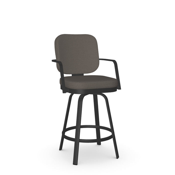 Dorsey Swivel Counter Stool -Upholstered