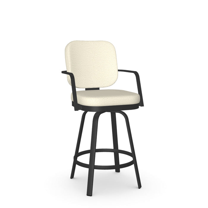 Dorsey Swivel Counter Stool -Upholstered