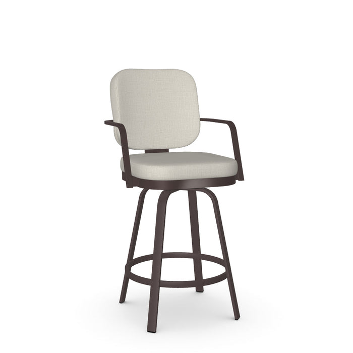 Dorsey Swivel Counter Stool -Upholstered