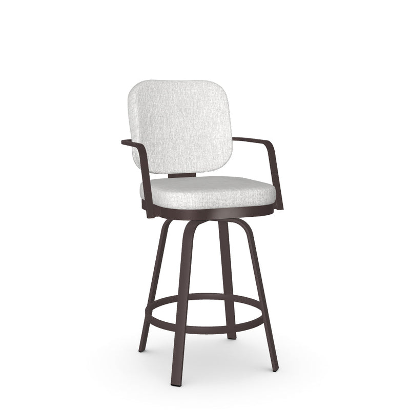 Dorsey Swivel Counter Stool -Upholstered