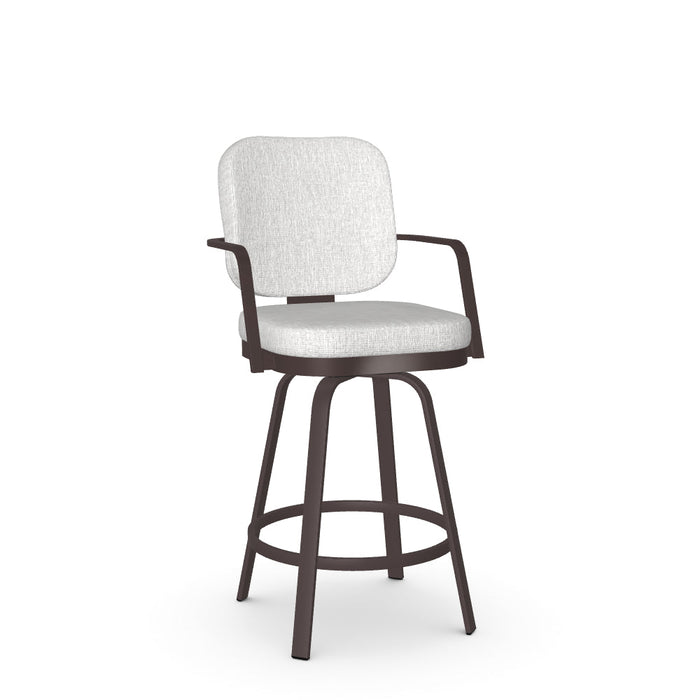 Dorsey Swivel Counter Stool -Upholstered