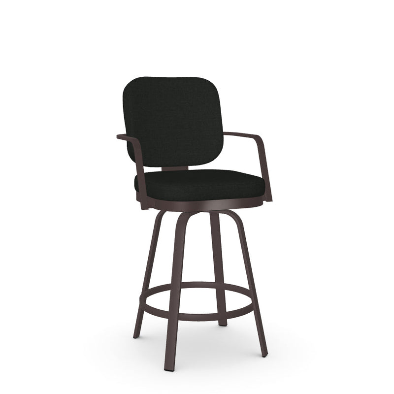 Dorsey Swivel Counter Stool -Upholstered