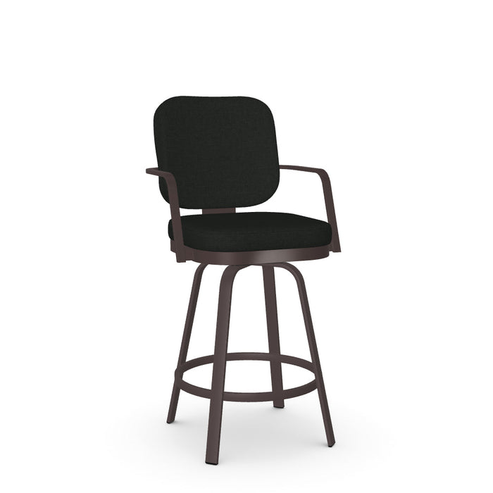 Dorsey Swivel Counter Stool -Upholstered