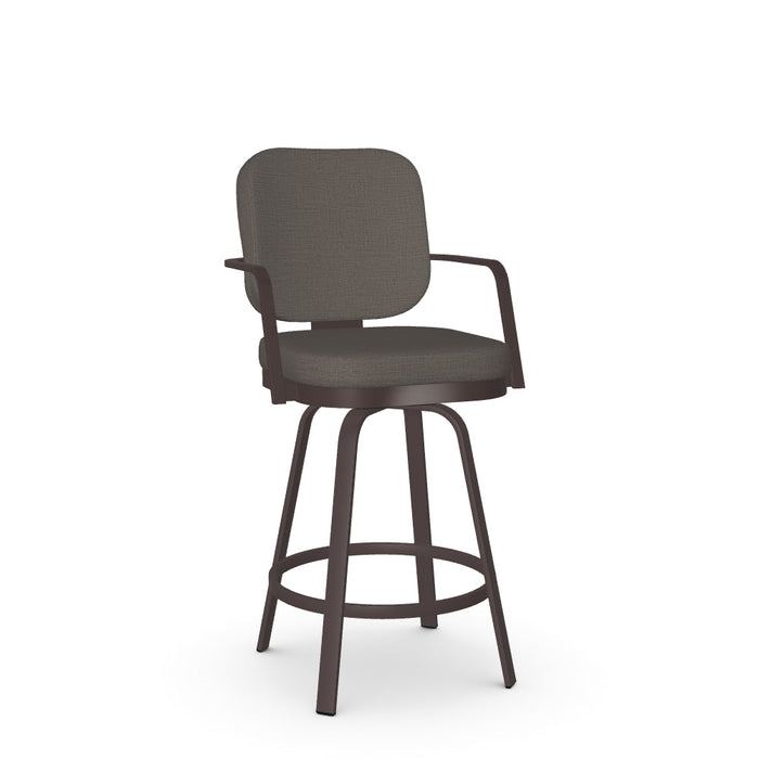 Dorsey Swivel Counter Stool -Upholstered