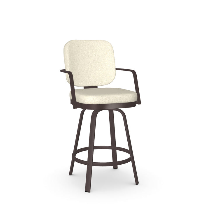 Dorsey Swivel Counter Stool -Upholstered