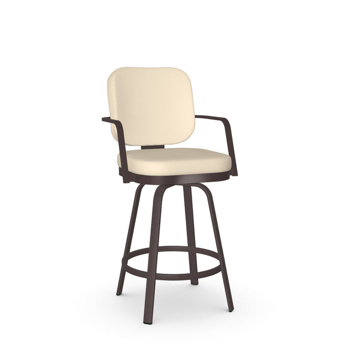 Dorsey Swivel Counter Stool -Upholstered