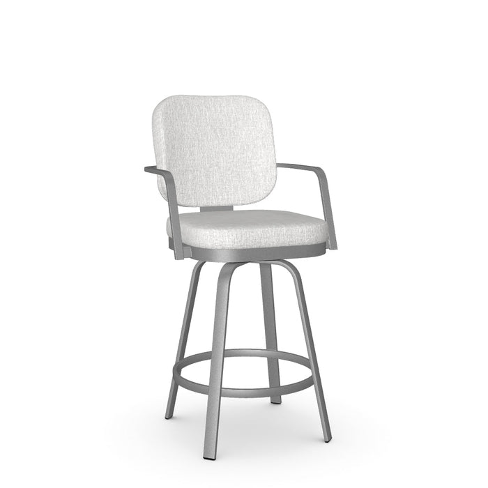 Dorsey Swivel Counter Stool -Upholstered