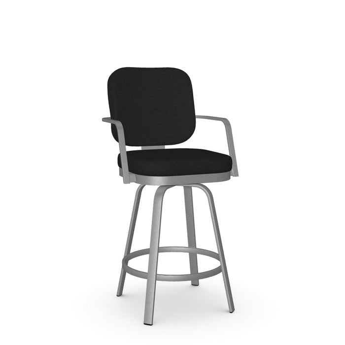 Dorsey Swivel Counter Stool -Upholstered