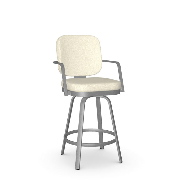Dorsey Swivel Counter Stool -Upholstered