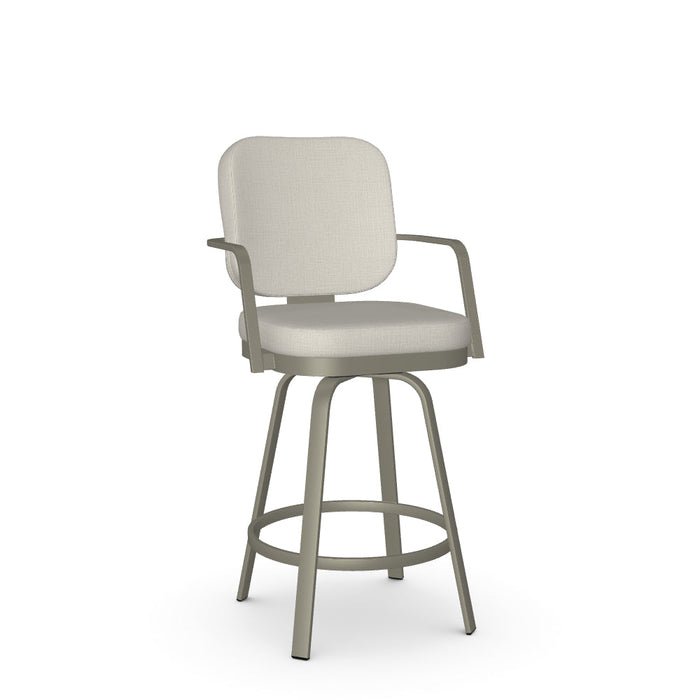 Dorsey Swivel Counter Stool -Upholstered