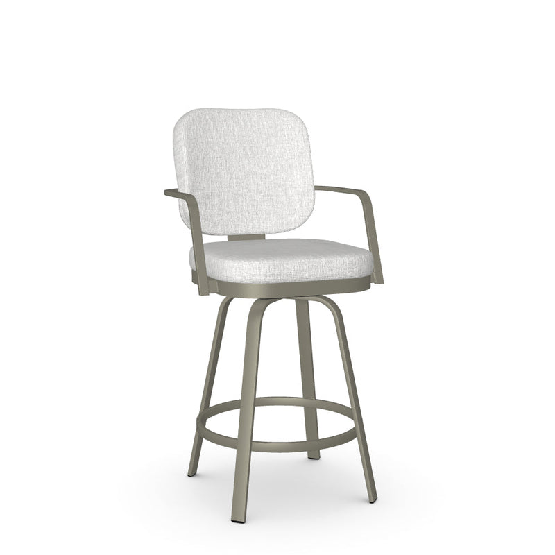 Dorsey Swivel Counter Stool -Upholstered