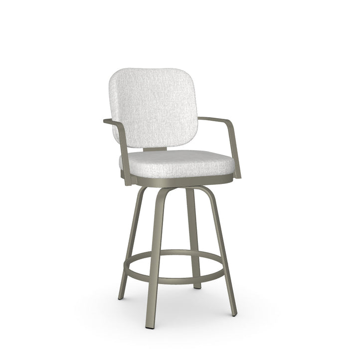 Dorsey Swivel Counter Stool -Upholstered