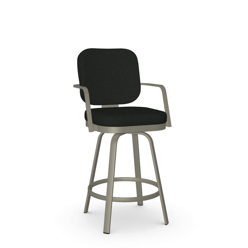 Dorsey Swivel Counter Stool -Upholstered