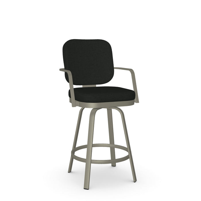 Dorsey Swivel Counter Stool -Upholstered