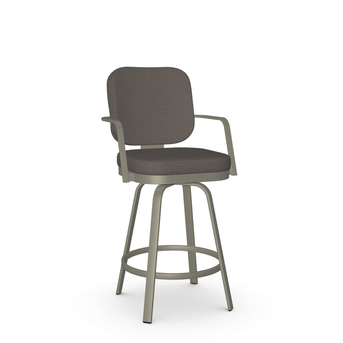 Dorsey Swivel Counter Stool -Upholstered