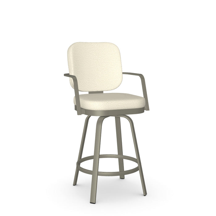 Dorsey Swivel Counter Stool -Upholstered