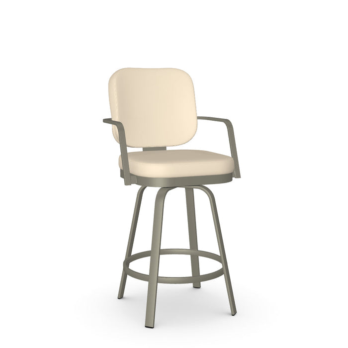 Dorsey Swivel Counter Stool -Upholstered
