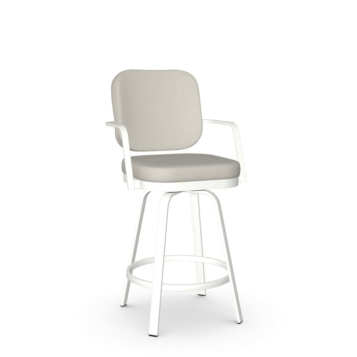 Dorsey Swivel Counter Stool -Upholstered