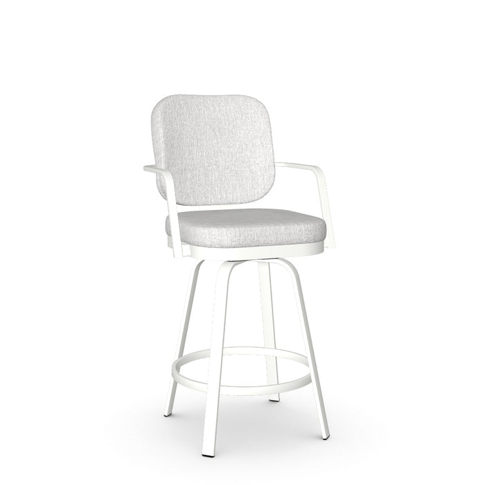Dorsey Swivel Counter Stool -Upholstered